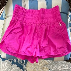 FP Movement The Way Home pink shorts